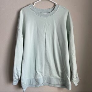 Lululemon Perfectly Oversized Crewneck Light Green Delicate Mint Sweatshirt
